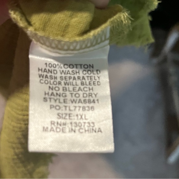 Umgee Olive Green Dress XL - Picture 10 of 16